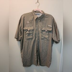Columbia x John Deere Short Sleeve PFG Fishing Shirt